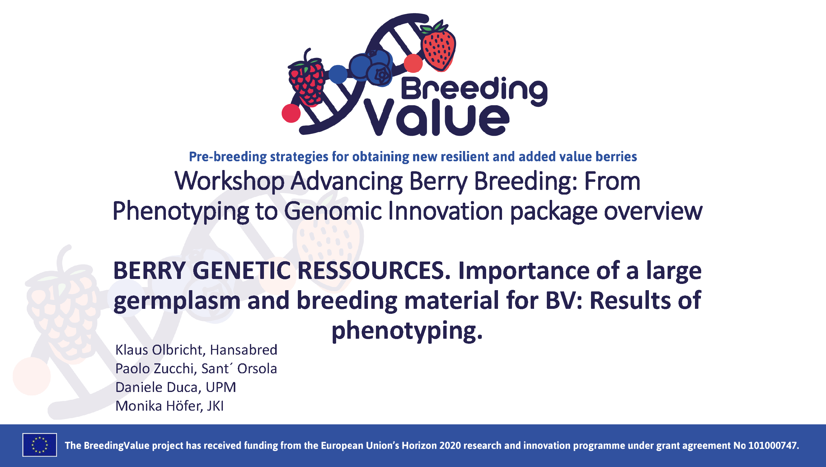 BreedingValue_Final Workshop_WP1_Olbricht